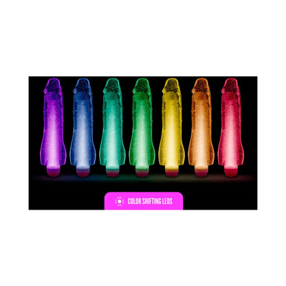 Blush Glow Dicks Molly Color Changing Vibrating Dildo BLUSH