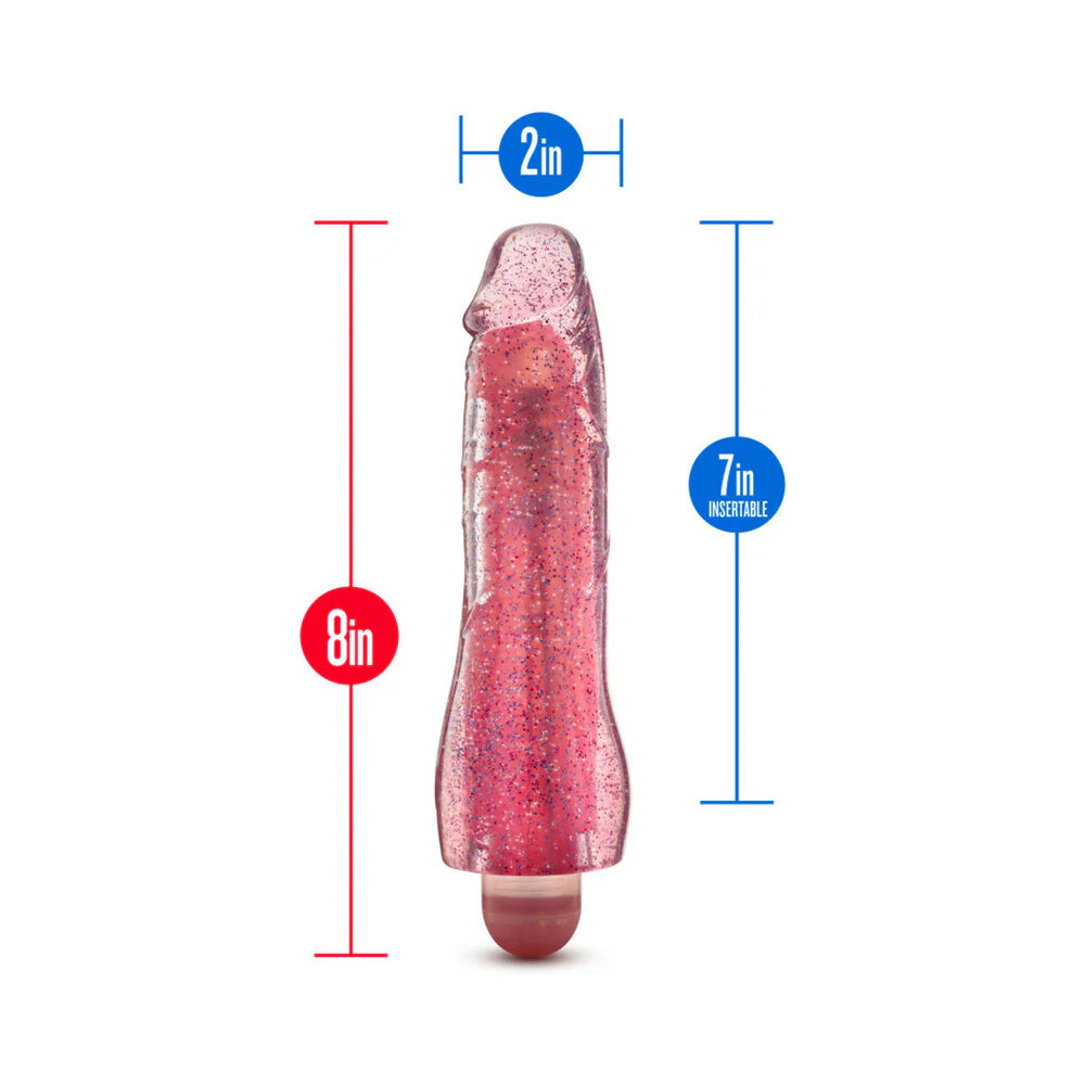 Blush Glow Dicks Molly Color Changing Vibrating Dildo BLUSH