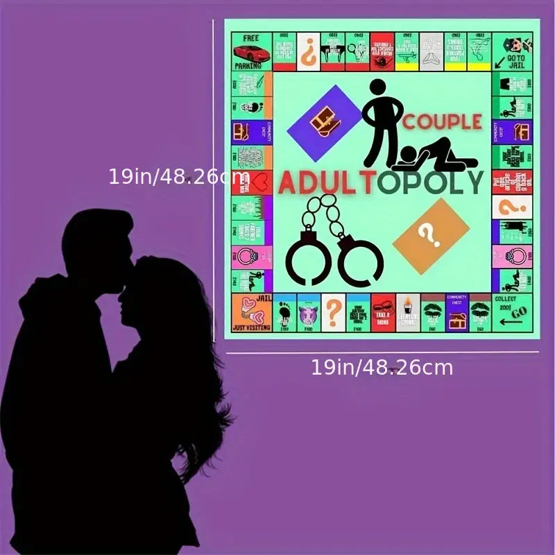 ADULTOPOLY COUPLE BOARD GAME