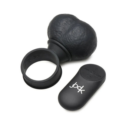 Curve Toys Jock 28X Vibrating Silicone Balls with Remote Control Large Black CURVE NOVELTIES