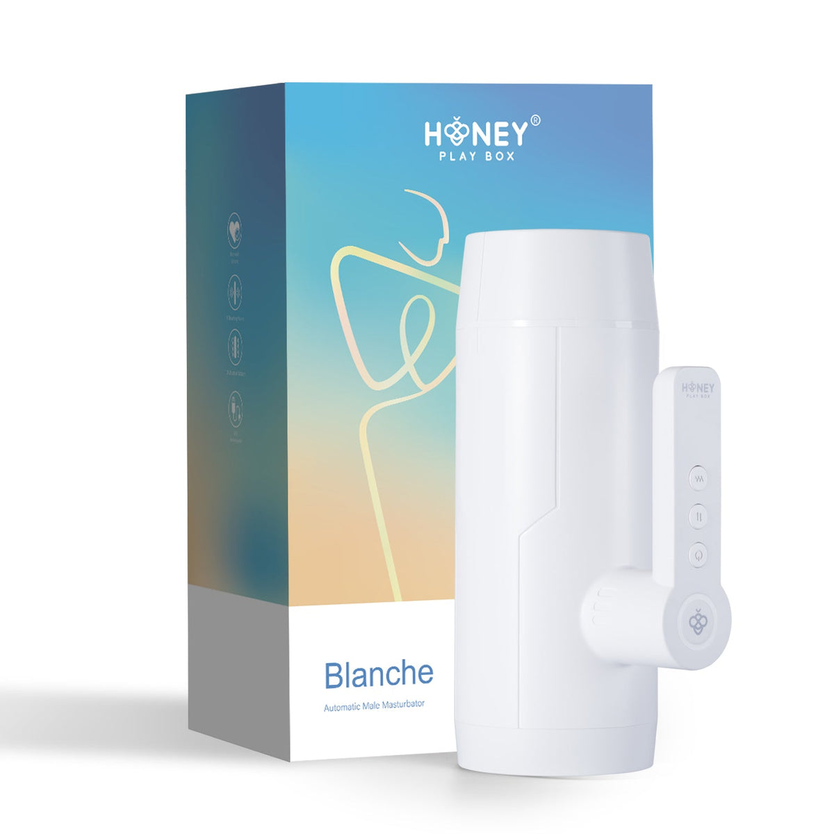 Blanche - Automatic Male Masturbator HONEY PLAY BOX