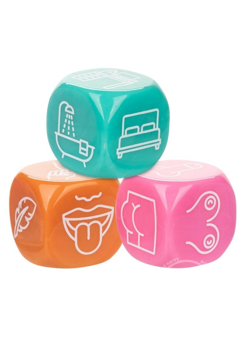 Naughty Bits Roll with It Juego de dados sexuales basado en iconos