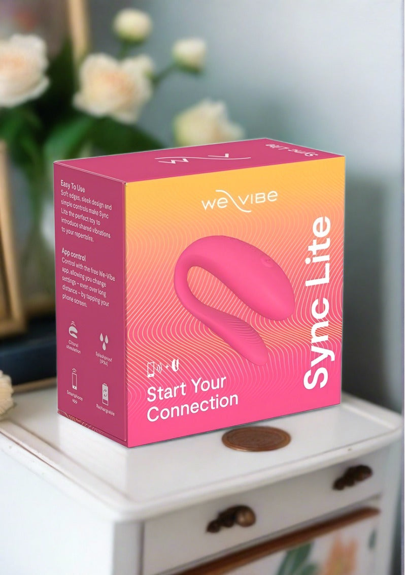 Vibrador para parejas de silicona recargable con control de aplicación We-Vibe Sync Lite