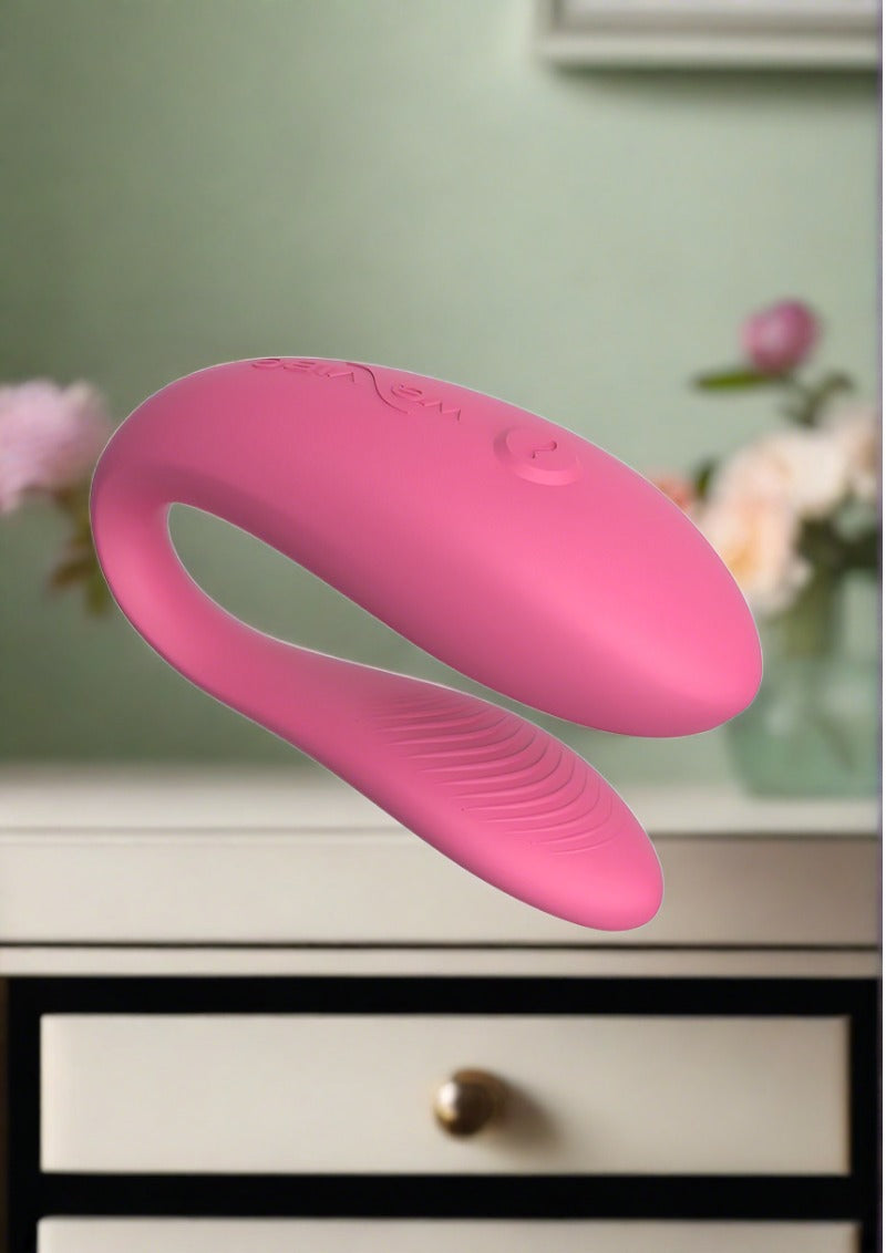 Vibrador para parejas de silicona recargable con control de aplicación We-Vibe Sync Lite