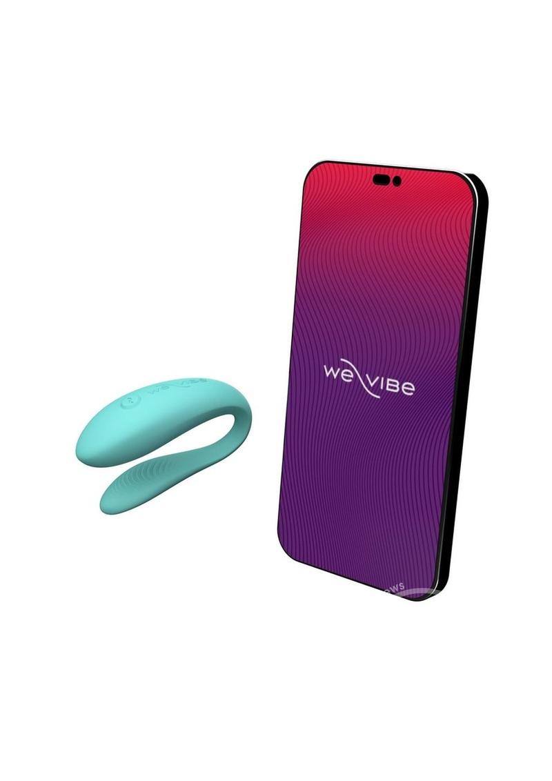 Vibrador para parejas de silicona recargable con control de aplicación We-Vibe Sync Lite