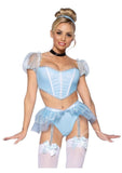 Glass Slipper Cinderella Boned Sweetheart Costume