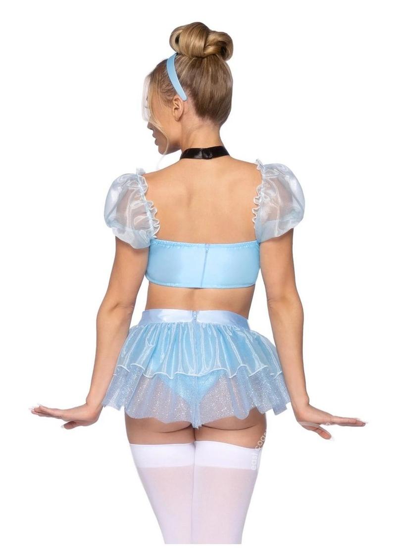 Glass Slipper Cinderella Boned Sweetheart Costume