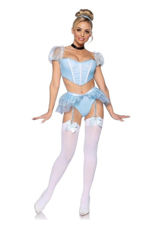 Glass Slipper Cinderella Boned Sweetheart Costume