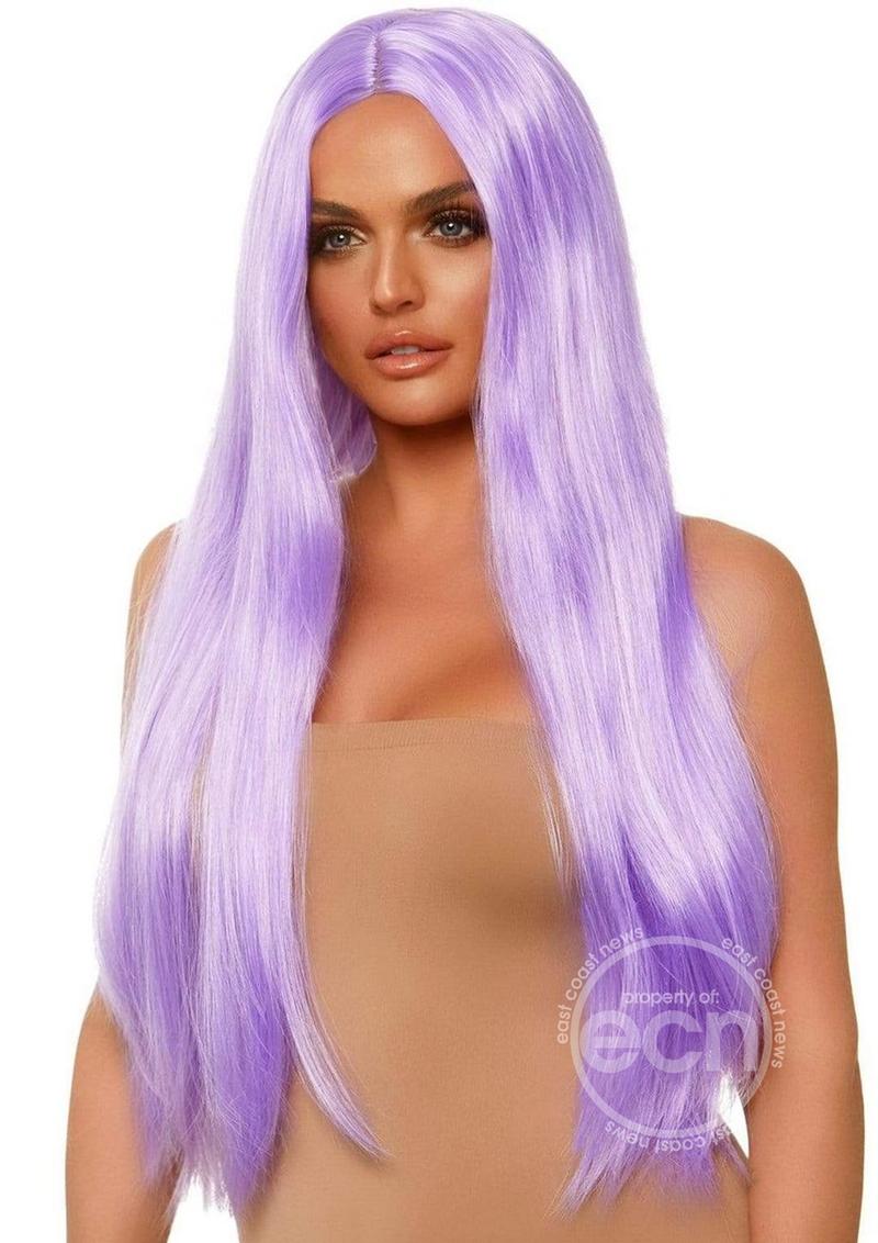 Long Straight 33" Center Part Wig