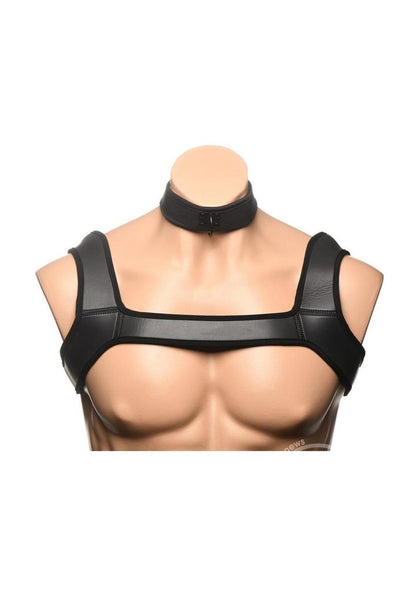 Master Series Full Pup Arsenal Set Neoprene Puppy Hood, Chest Harness, Collar with Leash and Arm Bands - SP BOUTIQUE