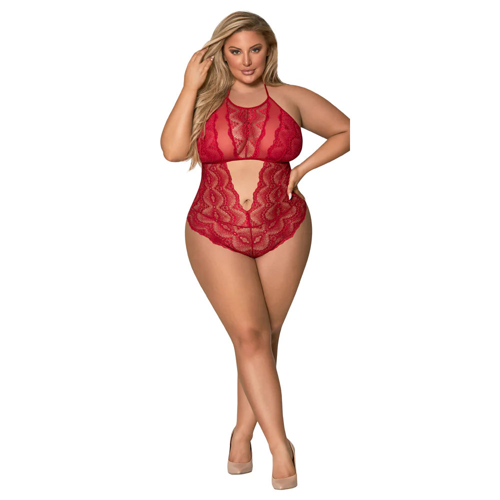 Magic Silk Sugar & Spice Teddy With Snap Crotch