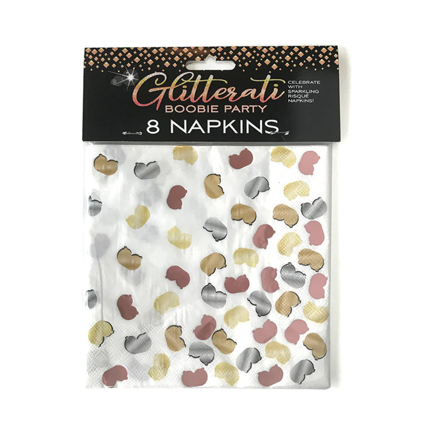 Glitterati Penis Party Paper Plates 8-Pack LITTLE GENIE