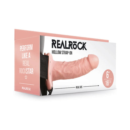 RealRock Realistic 6-Inch Hollow Strap-On