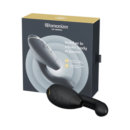 Womanizer Duo 2 Rechargeable Dual Stimulation Pleasure Air and G-Spot Vibrator WOW TECH