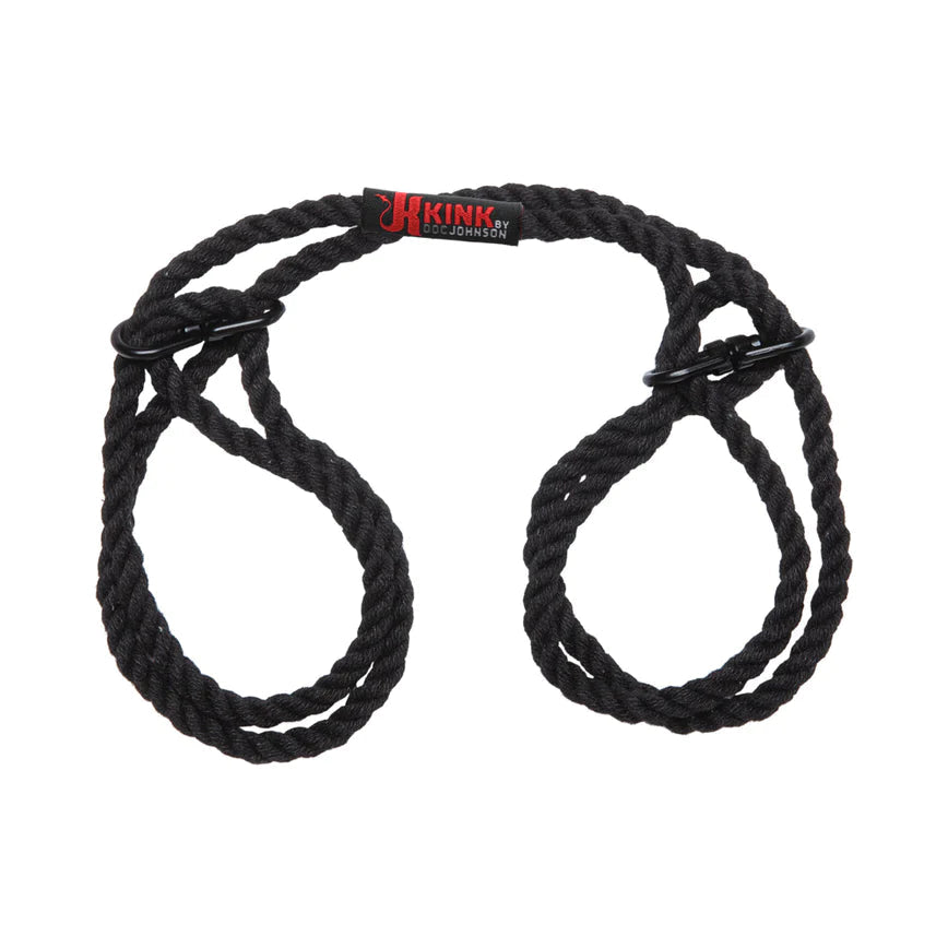Merci Bind&amp;Tie 6mm Hemp Wrist/Ankle Cuffs DOC JOHNSON