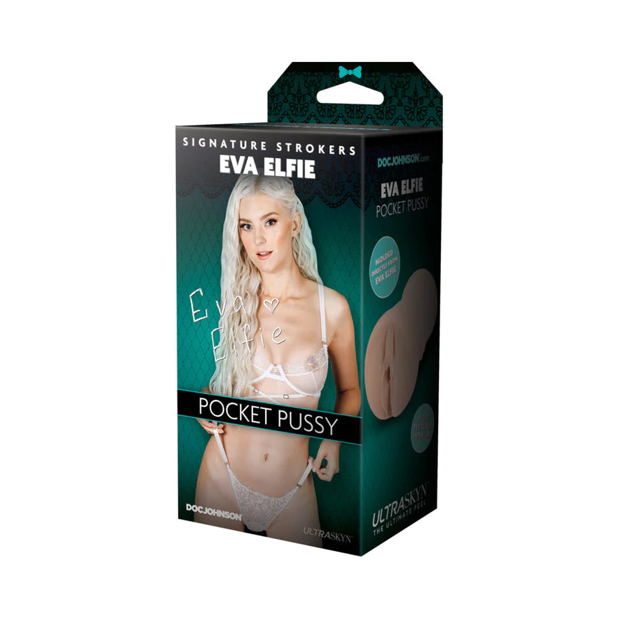 Signature Strokers Eva Elfie ULTRASKYN Pocket Pussy DOC JOHNSON