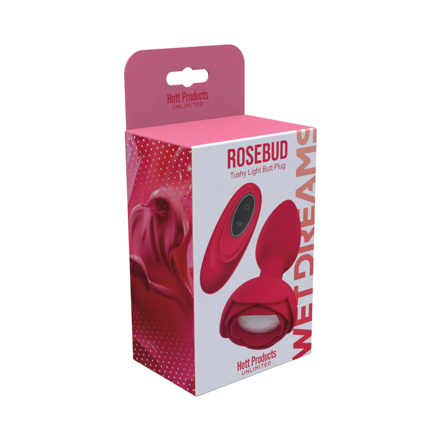 Rose Bud Tushy Light Light Up Butt Plug HOTT PRODUCTS