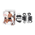 Bondage Bed Strap & Flogger 4pc Kit LUX FETISH