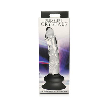 Pleasure Crystals  Glass Dildo with Silicone Base CURVE NOVELTIES