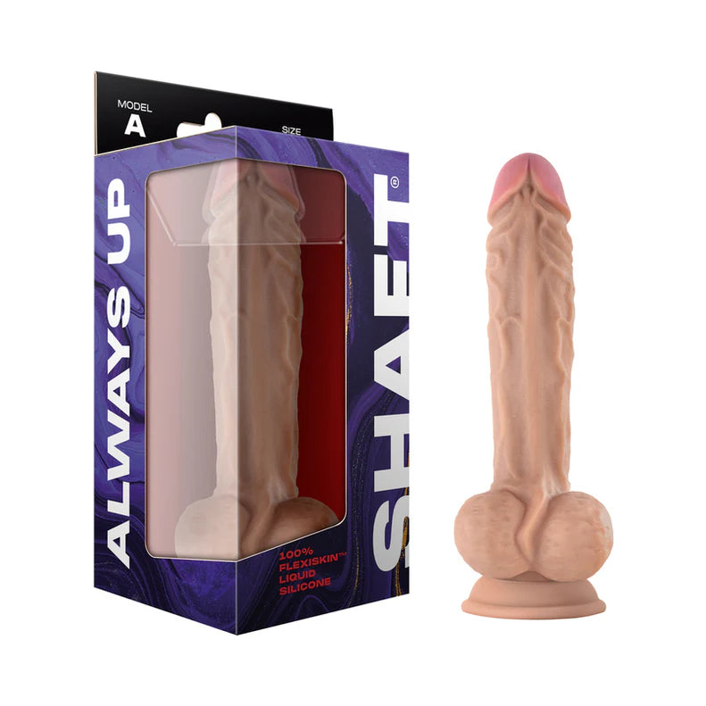 Shaft Model A Liquid Silicone Dong with Balls 10 inch SHAFT