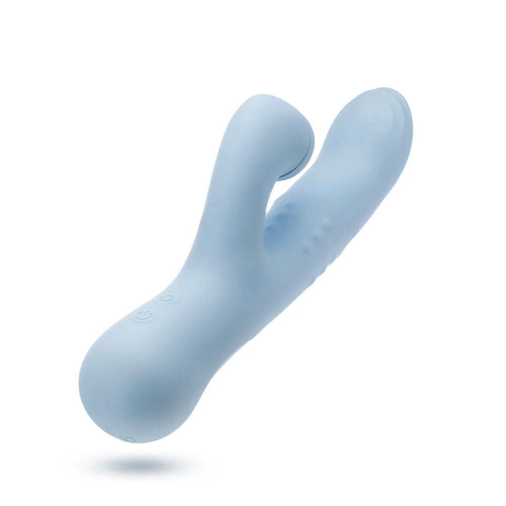 Blush Devin G-Spot Clitoral Dual Stimulation Rabbit Vibrator BLUSH