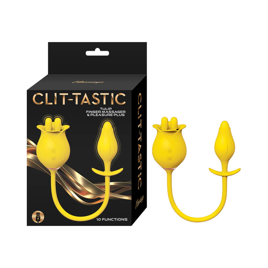 Clit-Tastic Tulip Finger Massager &amp; Pleasure Plug NASSTOY