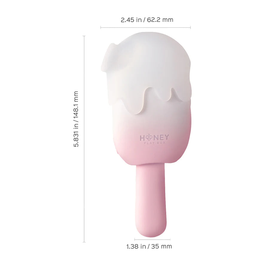 Honey Play Box Bite Me Sucking Tapping &amp; Vibrating Cream Pop Stimulator HONEY PLAY BOX