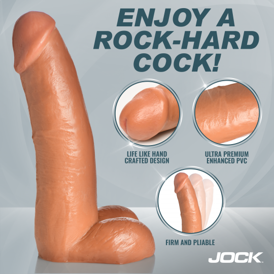 8 Inch Vibrating Dildo with Remote