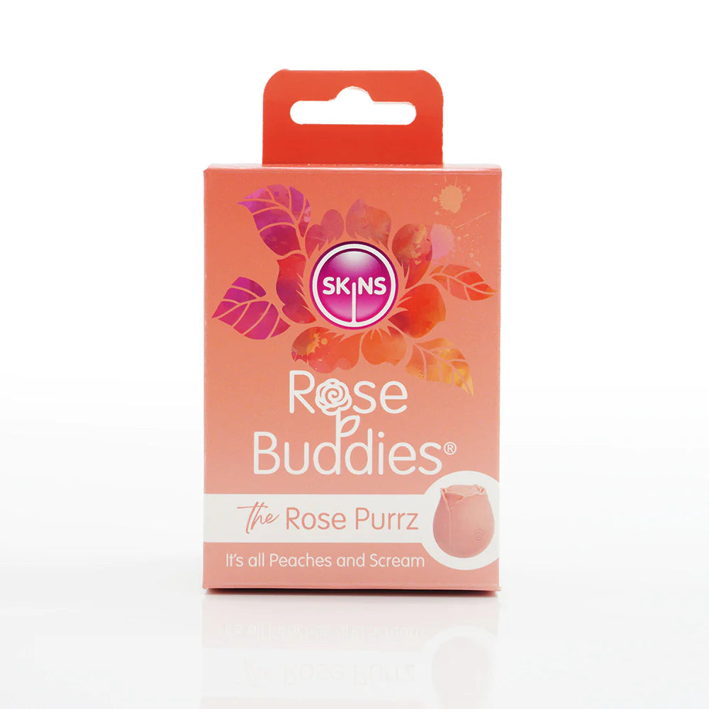 Skins Rose Buddies Rose Purrz Rechargeable Silicone Clitoral Vibrator CREATIVE CONCEPTIONS