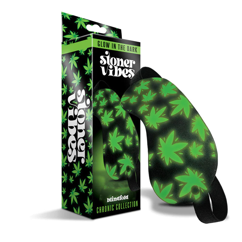 Stoner Vibes Chronic Collection Glow in the Dark Blindfold GLOBAL NOVELTIES LLC