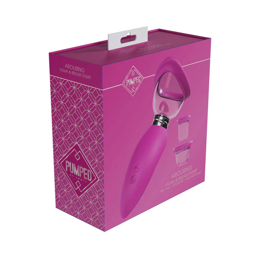 Pumped Arousing Automatic Rechargeable Vulva & Breast Pump