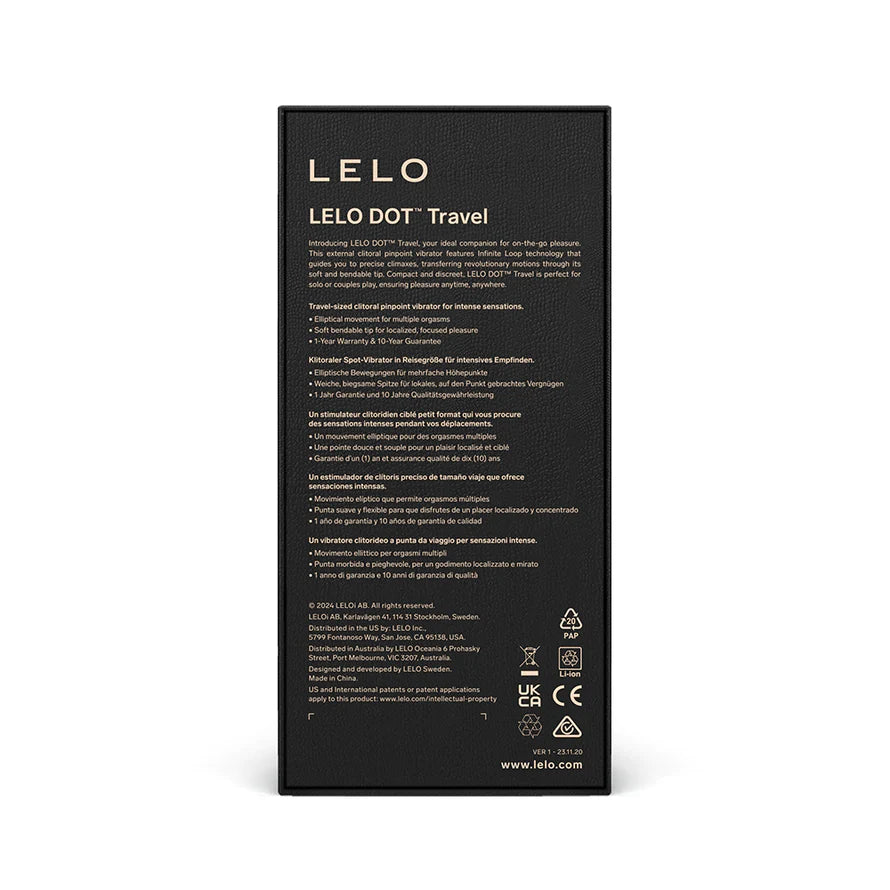 LELO DOT Travel Clitoral Pinpoint Vibrator