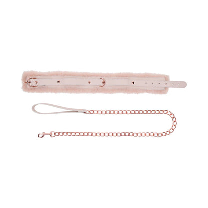 Peaches ‘N CreaMe Fur Collar &amp; Leash SPORTSHEETS