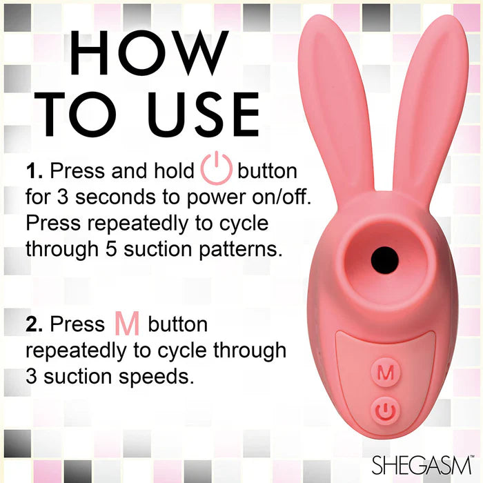 Shegasm Sucky Bunny Clit Stimulator