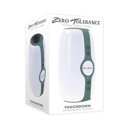 Zero Tolerance Touchdown Rechargeable Vibrating Tightening Stroker Silicone ZERO TOLERANCE