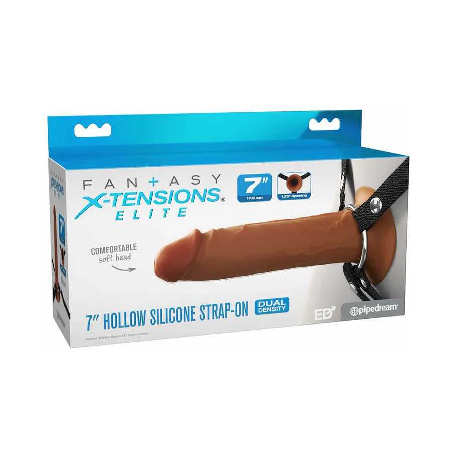 Fantasy X-Tensions Elite Hollow Silicone Strap-On PIPEDREAM