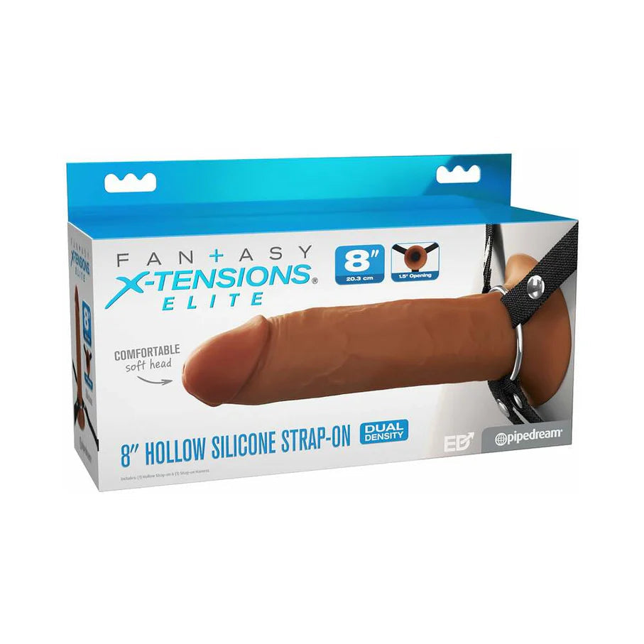 Fantasy X-Tensions Elite Hollow Silicone Strap-On PIPEDREAM