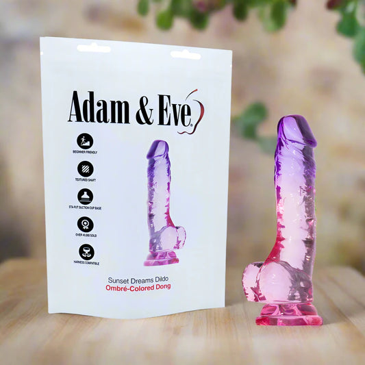 Adam & Eve Sunset Dreams Dildo (Bag Packaging)