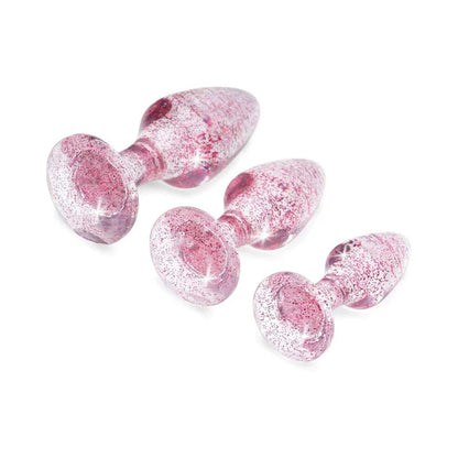 Adam &amp; Eve Glitter Gem Butt Plug Set ADAM &amp; EVE