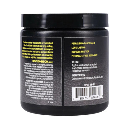 Rock Solid Cock Rub Cums In Handy Masturbation Balm DOC JOHNSON