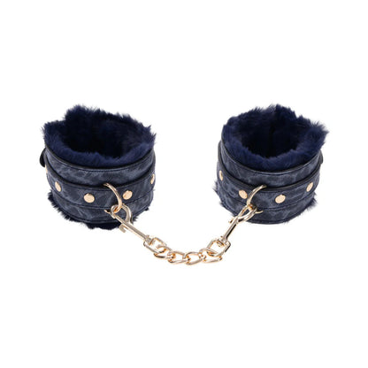 Sportsheets Sex &amp; Mischief Cougar Fur Handcuffs SPORTSHEETS