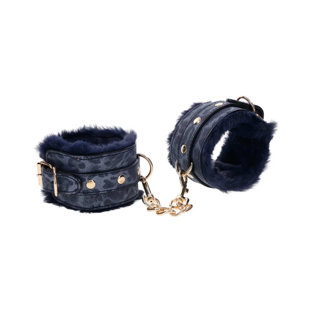 Sportsheets Sex &amp; Mischief Cougar Fur Handcuffs SPORTSHEETS