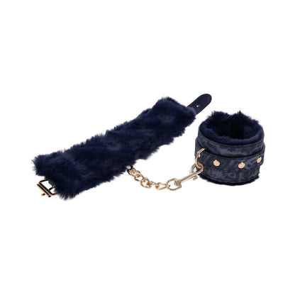 Sportsheets Sex &amp; Mischief Cougar Fur Handcuffs SPORTSHEETS