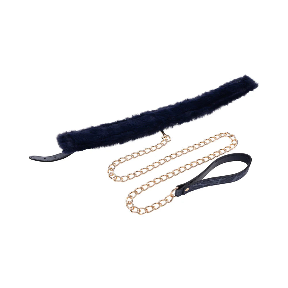 Sportsheets Sex &amp; Mischief Cougar Fur Collar &amp; Leash SPORTSHEETS
