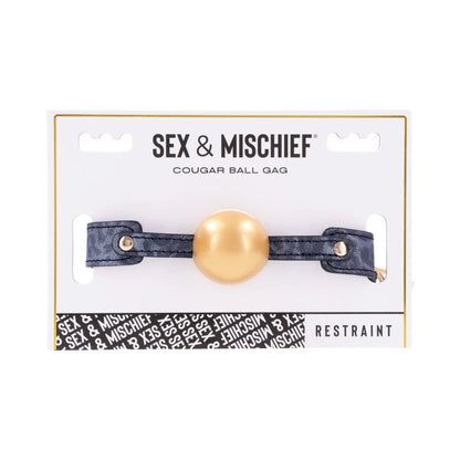 Sportsheets Sex &amp; Mischief Cougar Ball Gag SPORTSHEETS