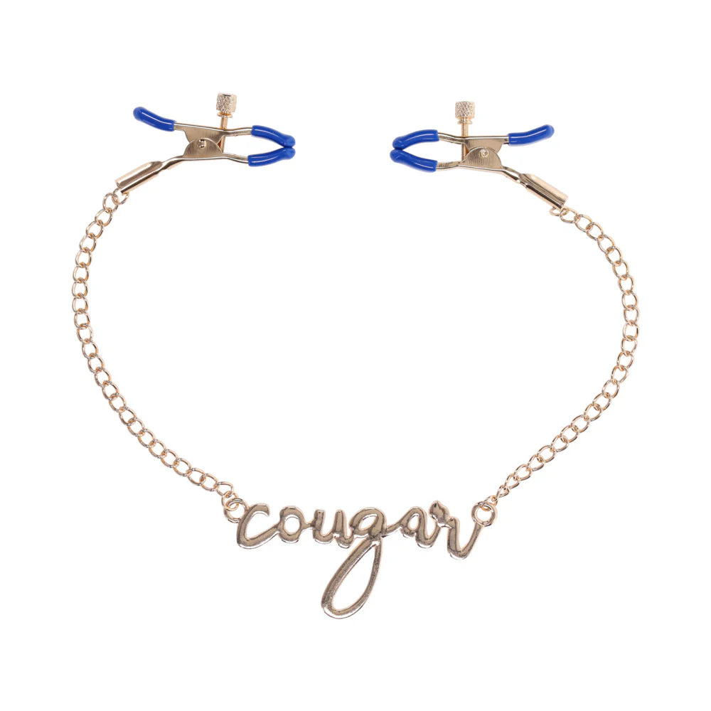 Sportsheets Sex &amp; Mischief Cougar Nipple Clamps SPORTSHEETS