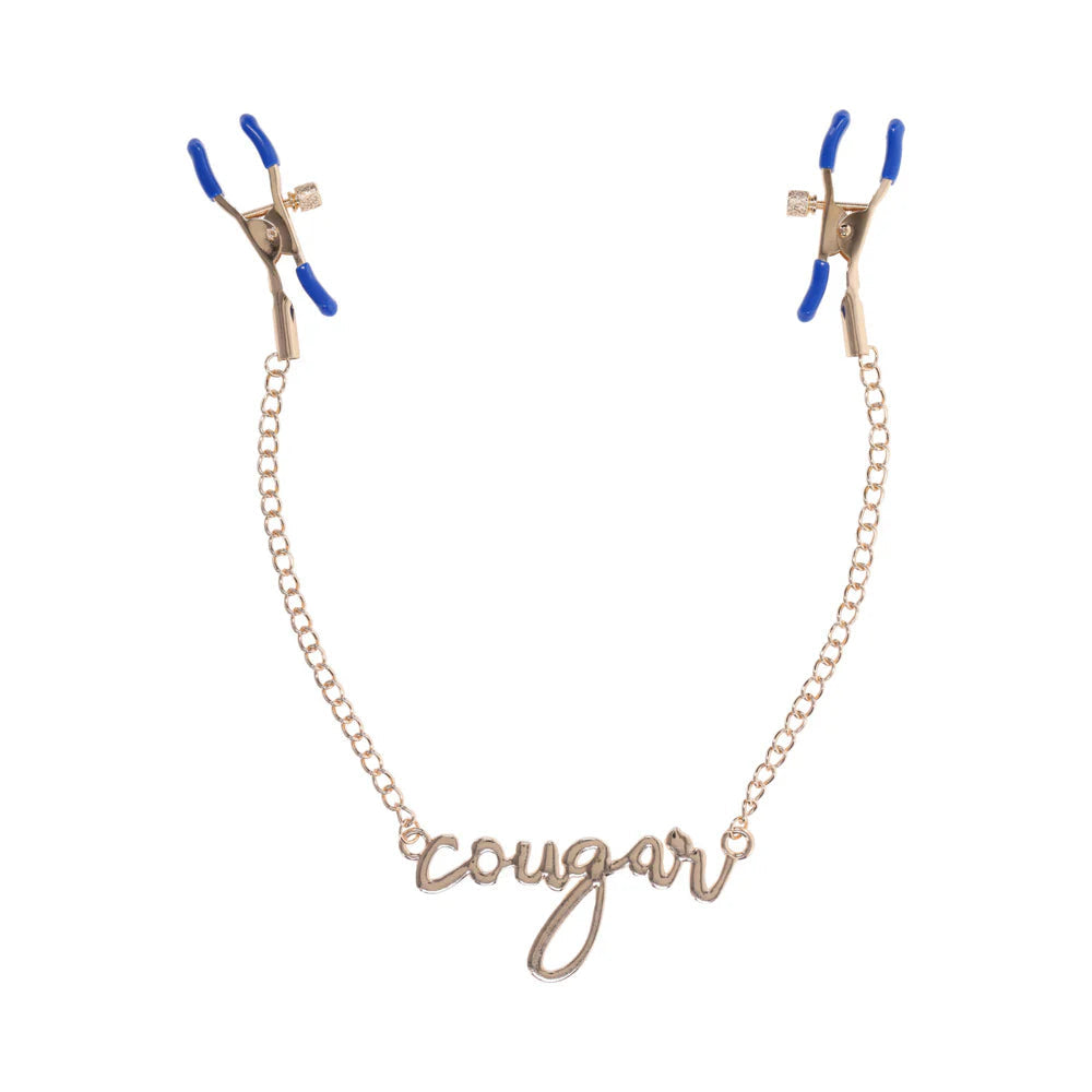 Sportsheets Sex &amp; Mischief Cougar Nipple Clamps SPORTSHEETS
