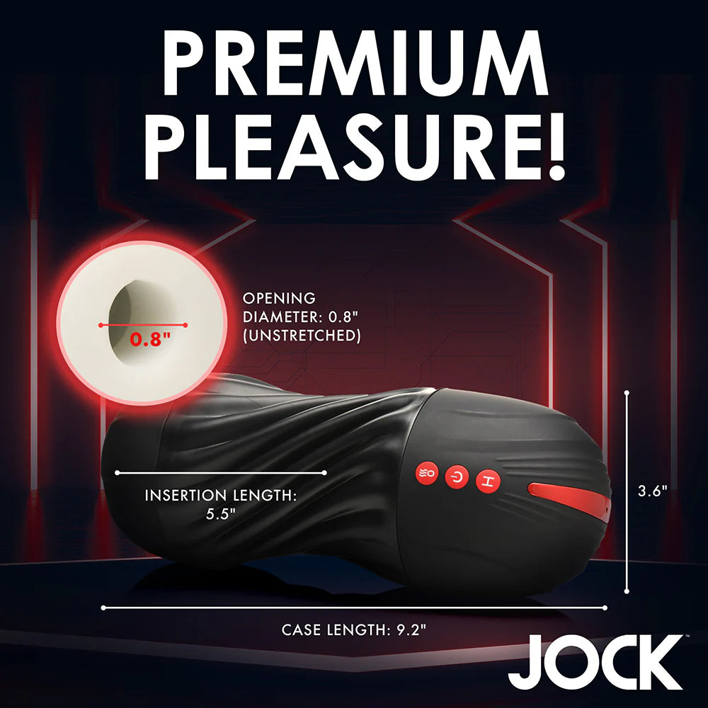 JOCK Sucking &amp; Vibrating Masturbator CURVE TOYS