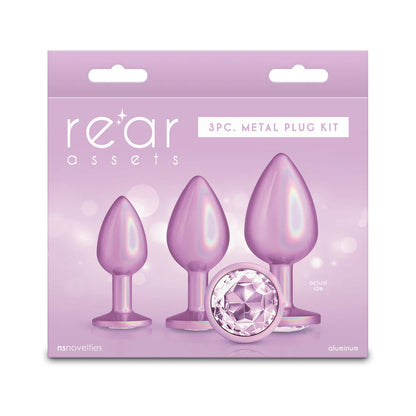 Rear Assets 3-Piece Metal Plug Kit NS NOVELTIES