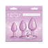 Rear Assets 3-Piece Metal Plug Kit NS NOVELTIES